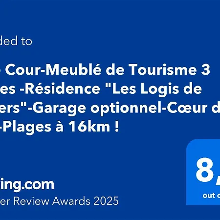 Cote Cour: Charming 3-star In Apartment *